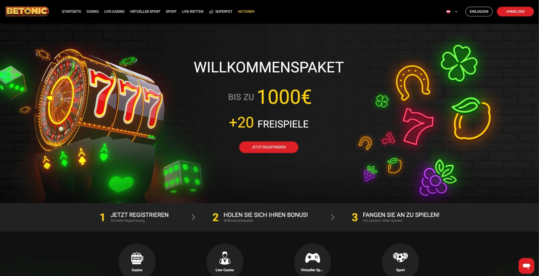 Betonic Casino Bonus