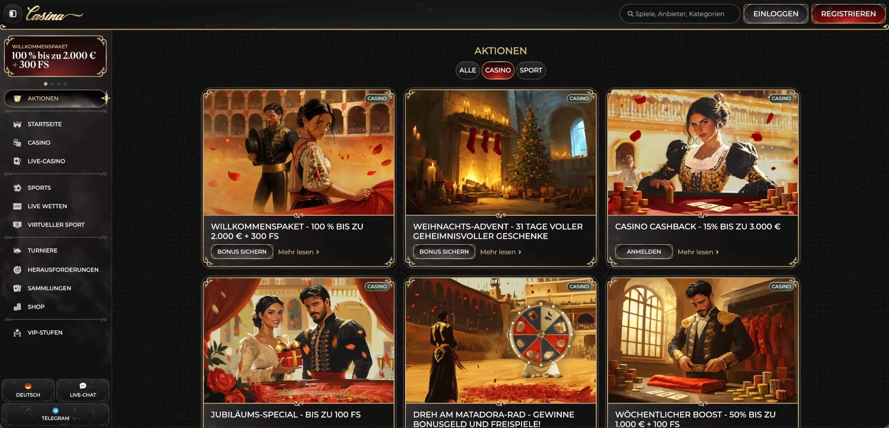 Casina Casino Aktionen