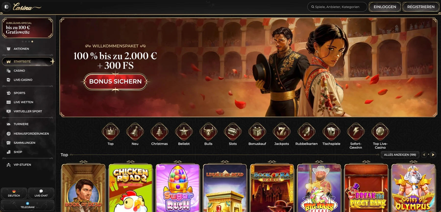 Casina  Casino Bonus