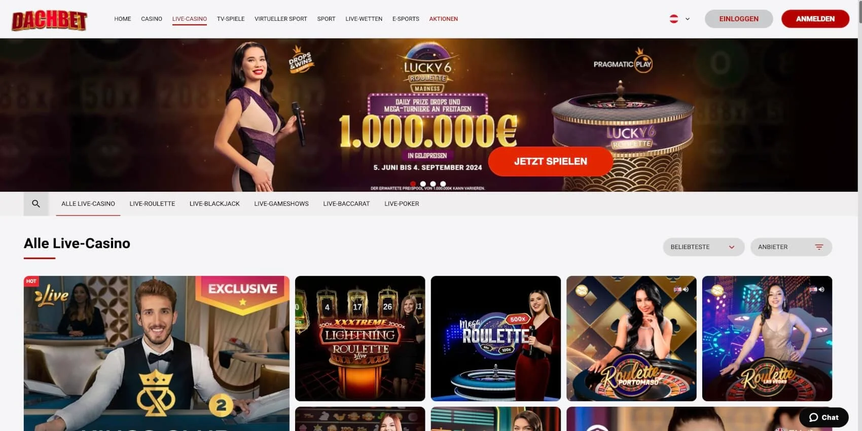 DachBet Live-Casino
