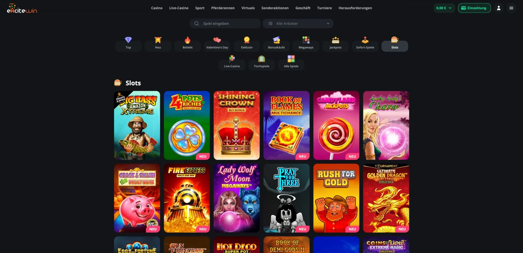 ExciteWin Casino Slots
