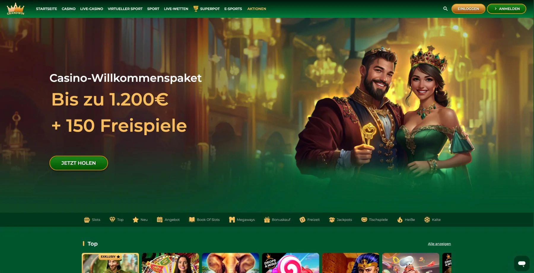 GrandWin Casino Bonus