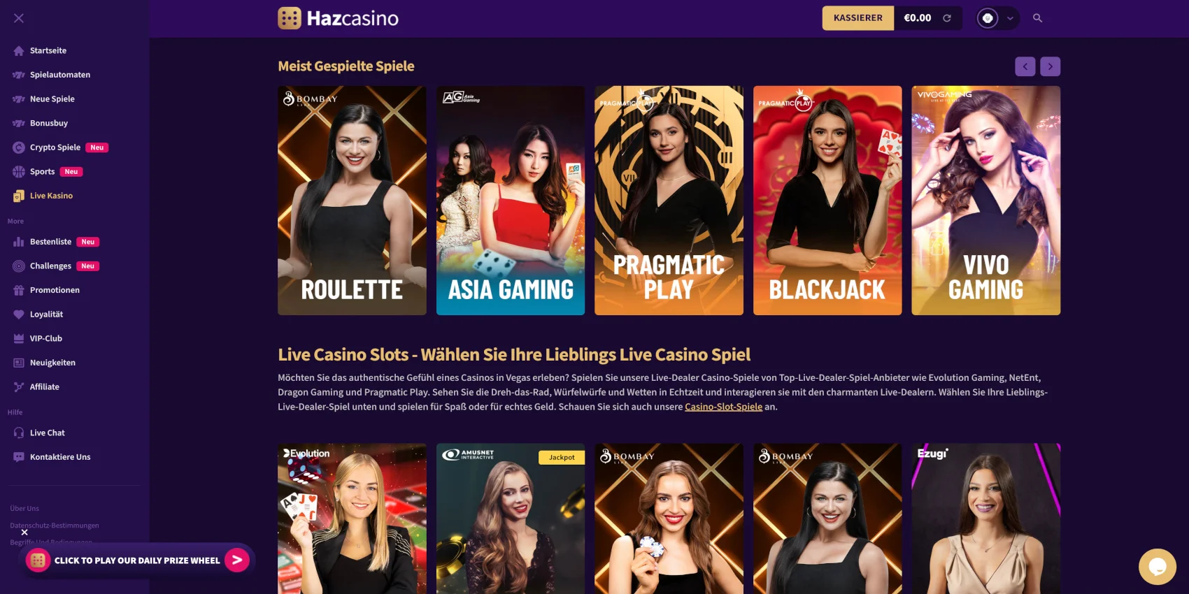 Haz Live-Casino