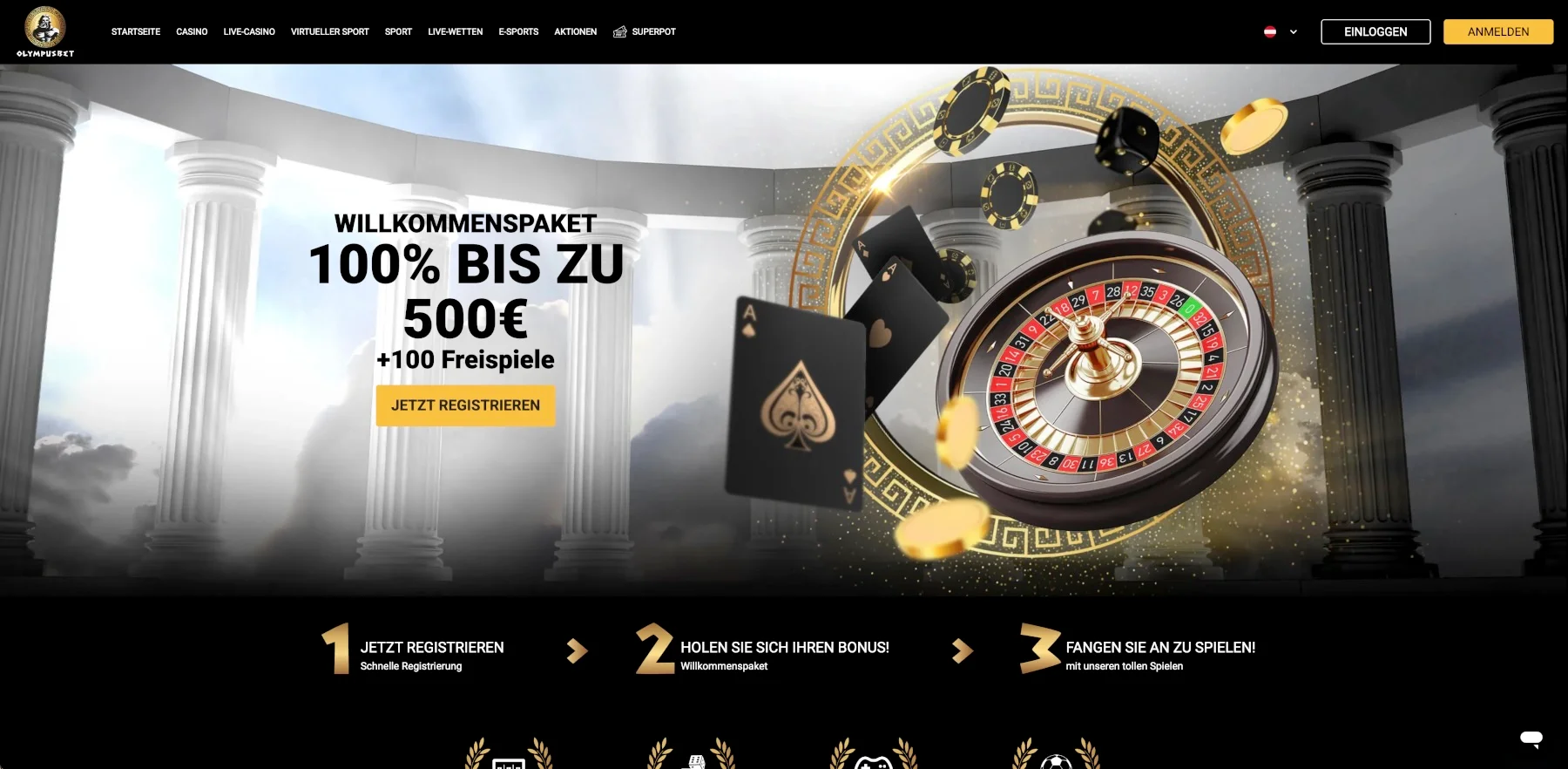 OlympusBet Casino Bonus