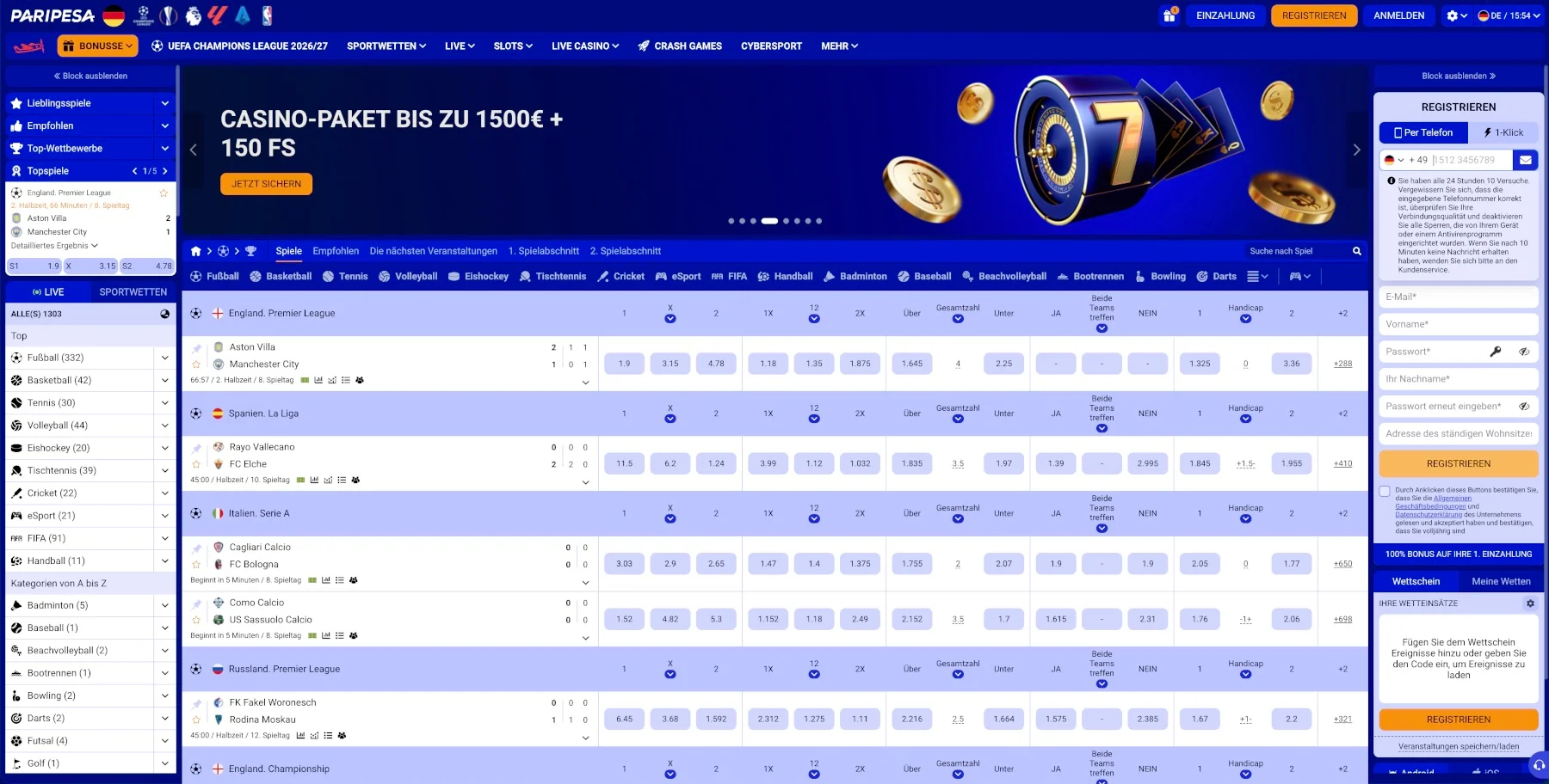 Paripesa Casino Bonus