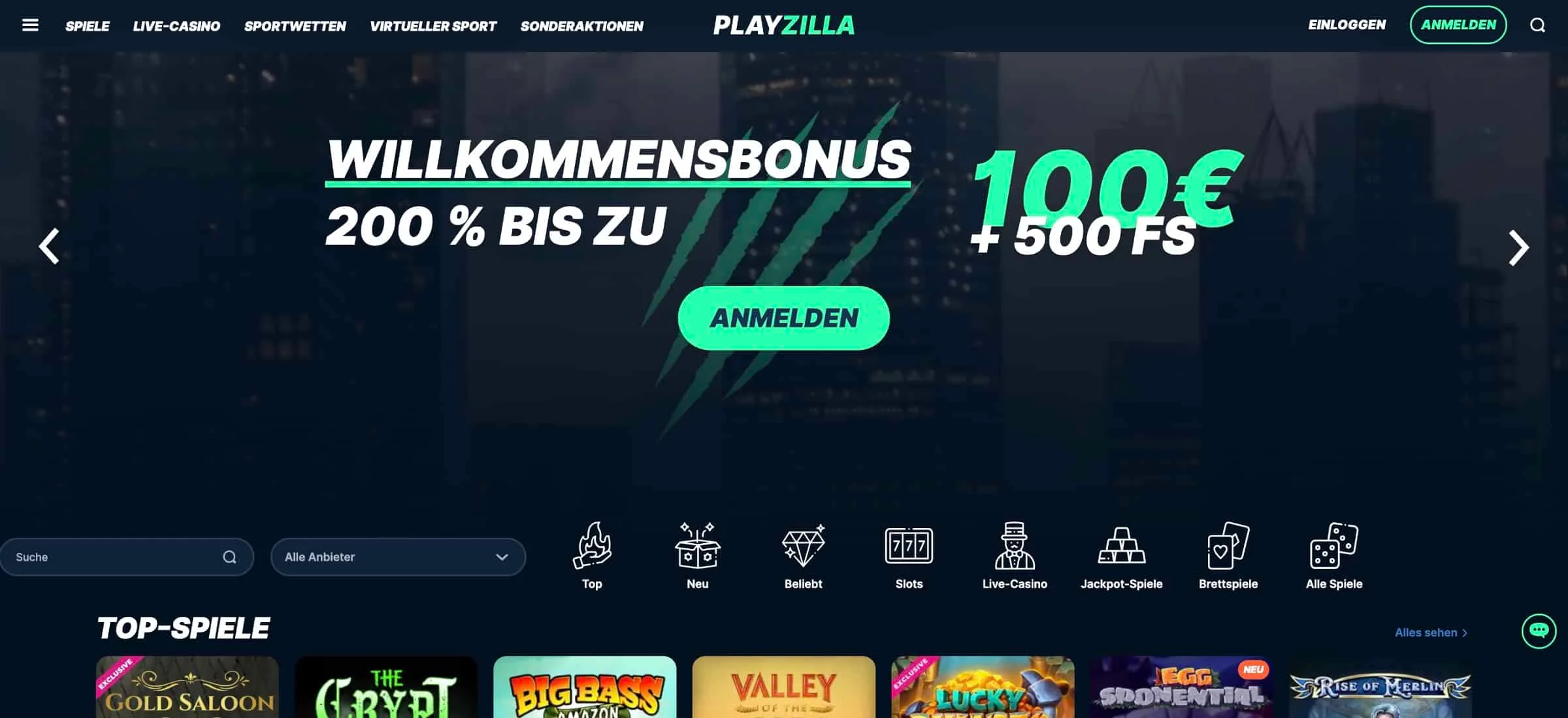 Playzilla Casino Bonus