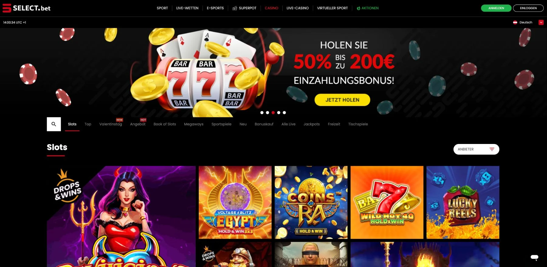 Select.Bet Casino Bonus