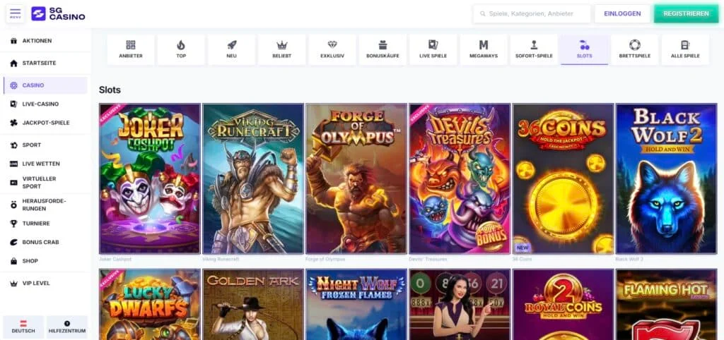 SG Casino Slots
