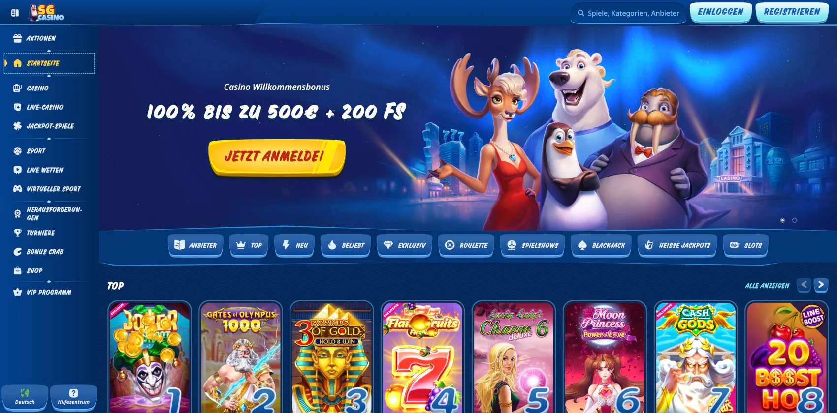 SGCasino Bonus