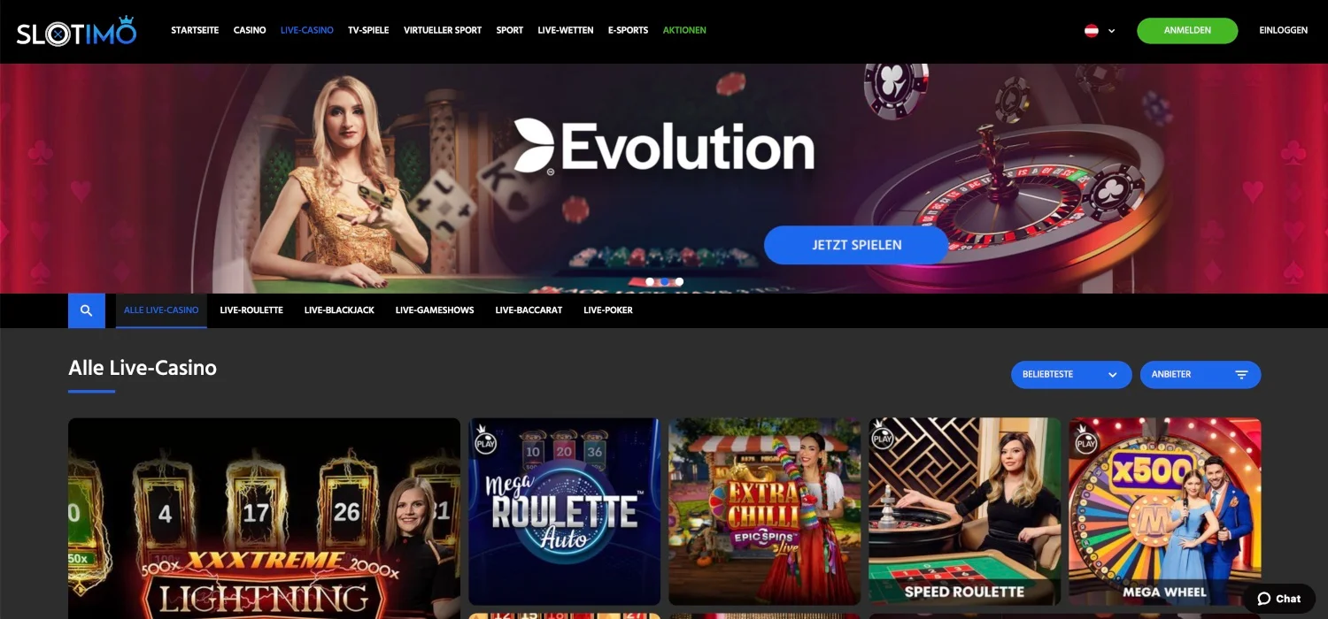 Slotimo Live-Casino