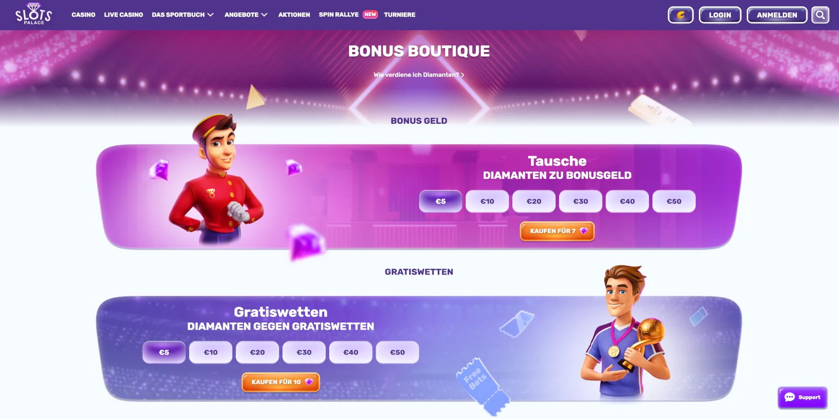 Slots Palace Casino Bonus-Boutique