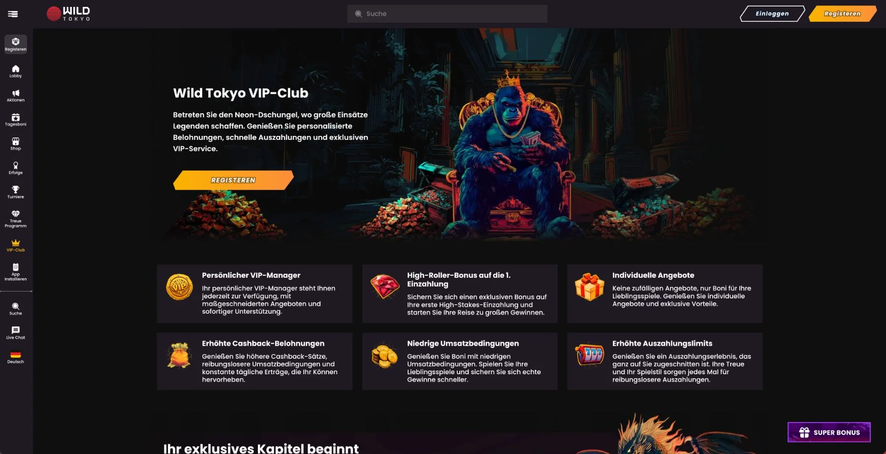 Wild Tokyo Casino VIP