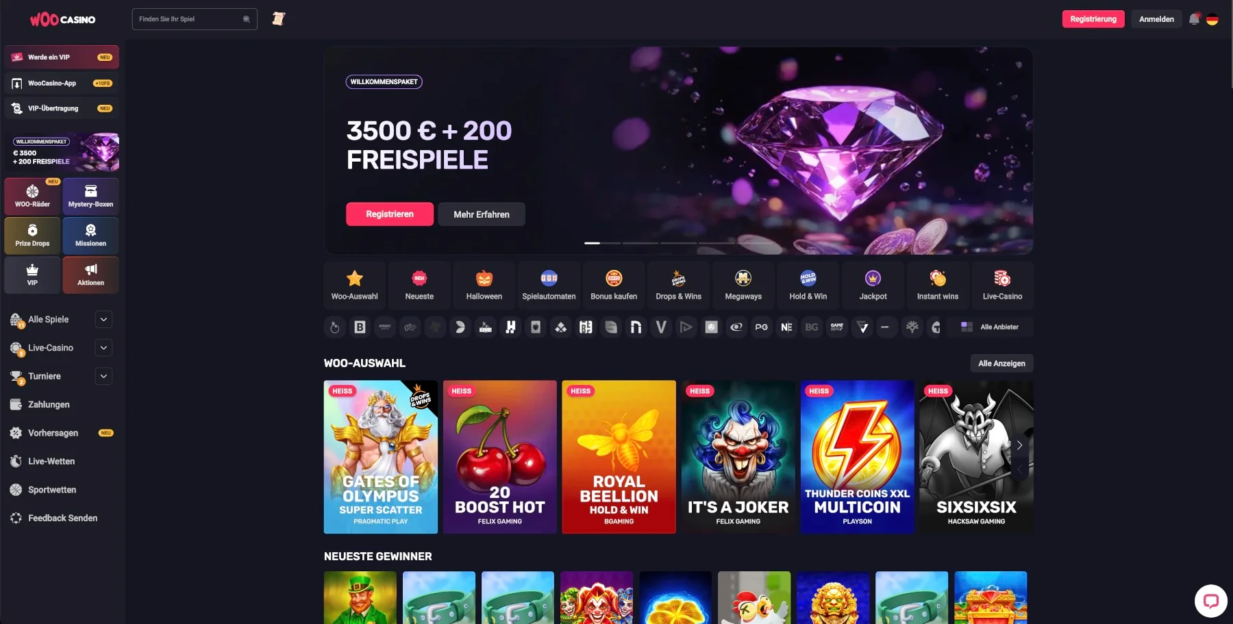 WooCasino Bonus